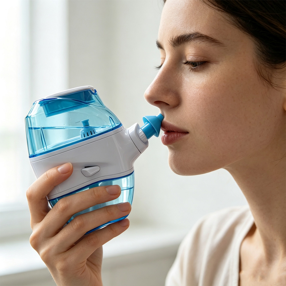 Nasal Aspirator - Akumulatorowy elektryczny irygator do nosa, 360